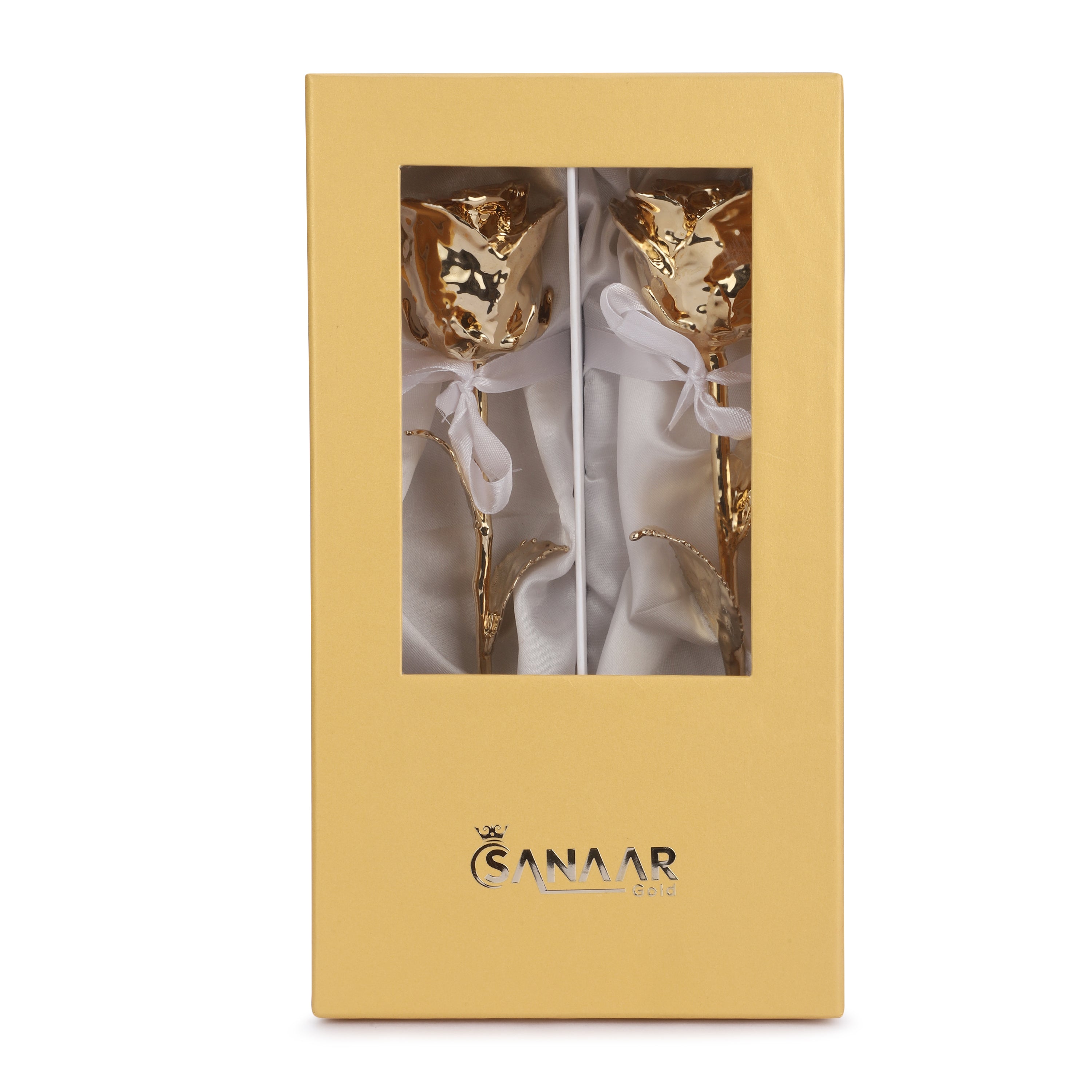 Royal 24k Gold dipped Rose Pack of 2