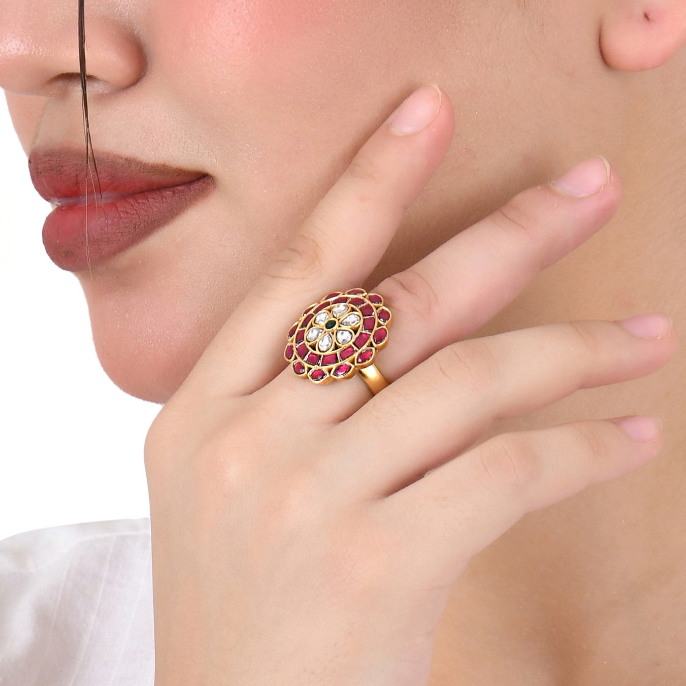 Royal Bloom Adjustable Ring
