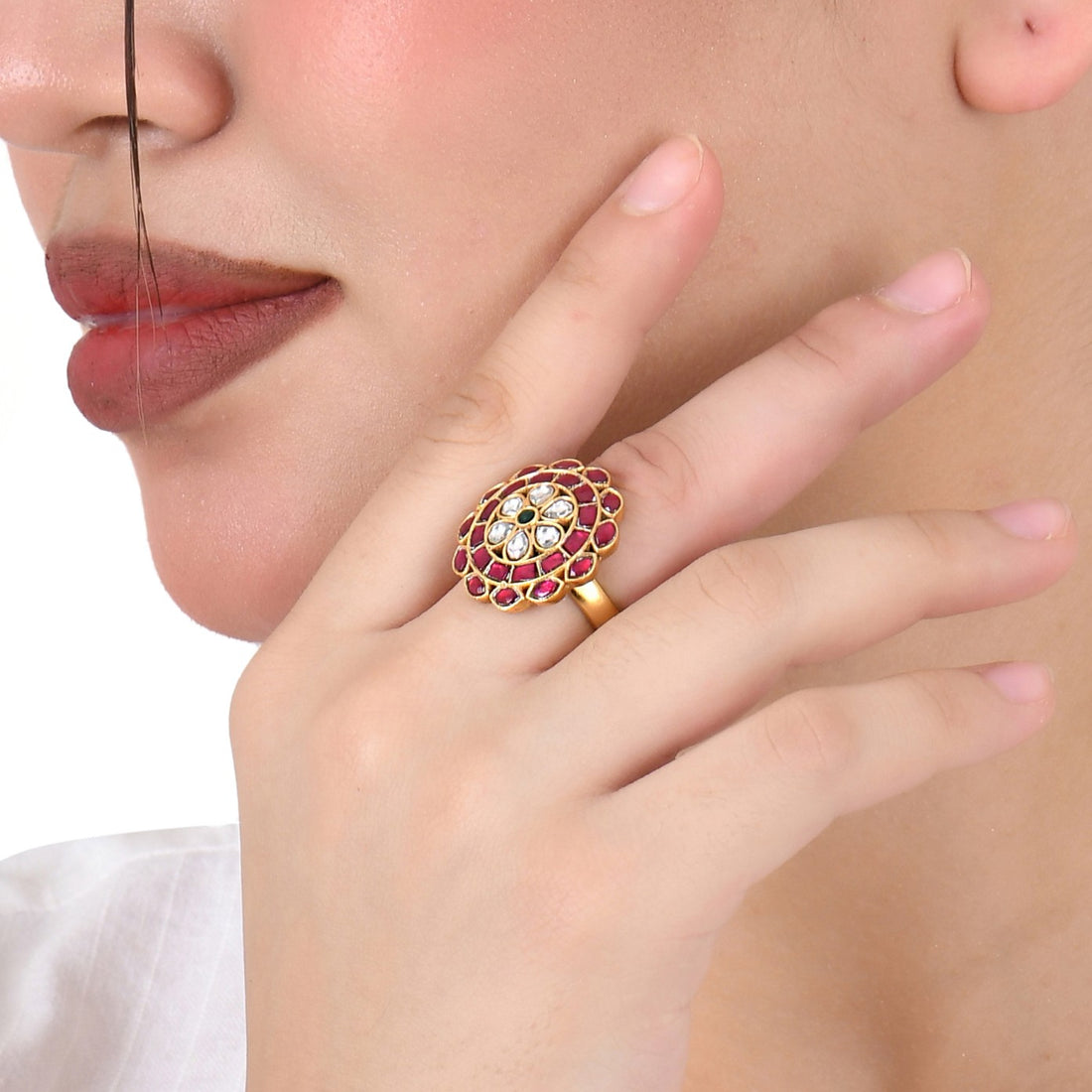 Royal Bloom Adjustable Ring