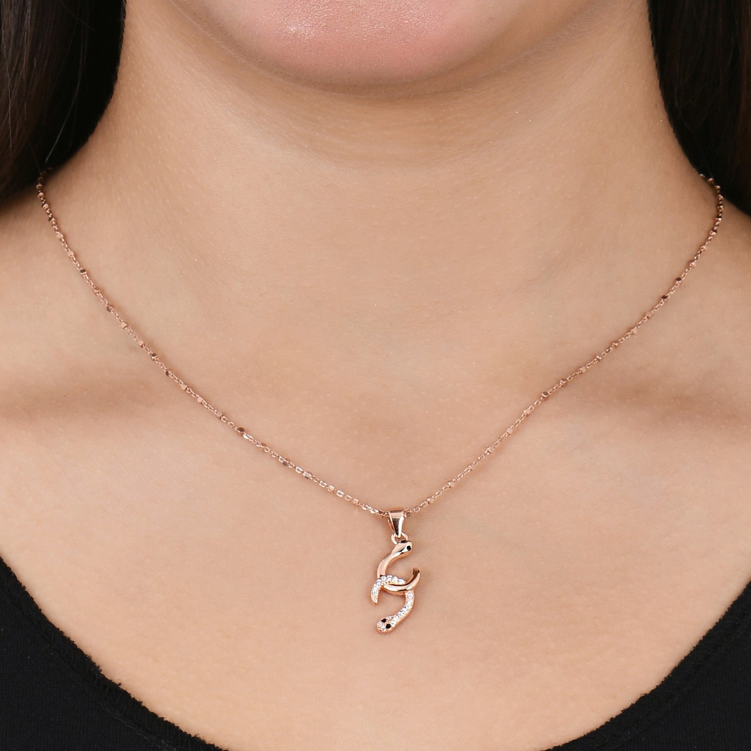 Serpent Coiled Pendant