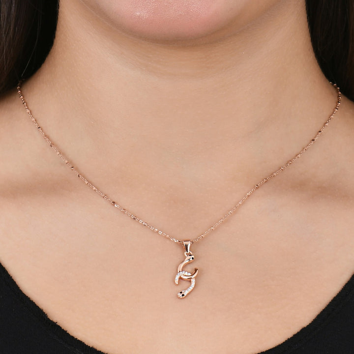 Serpent Coiled Pendant