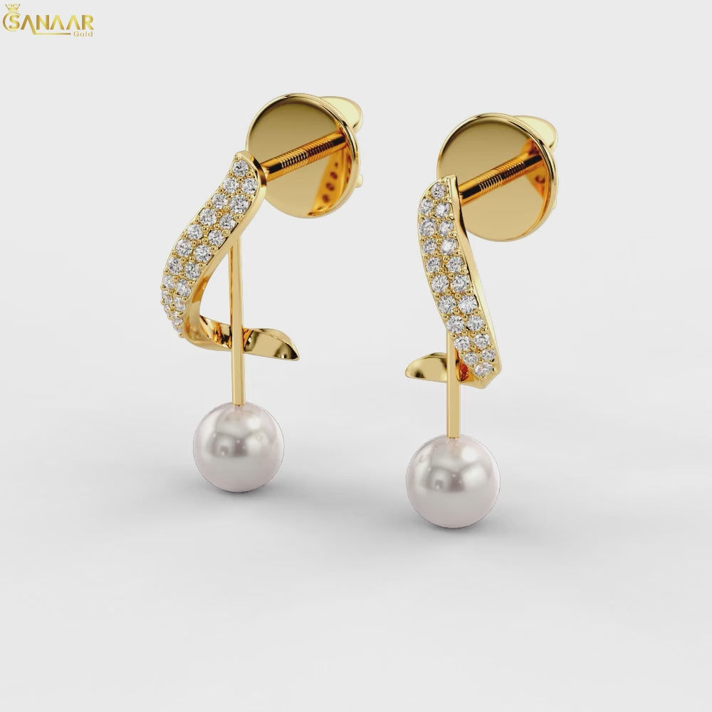 Pearl Spiraluxe Earrings