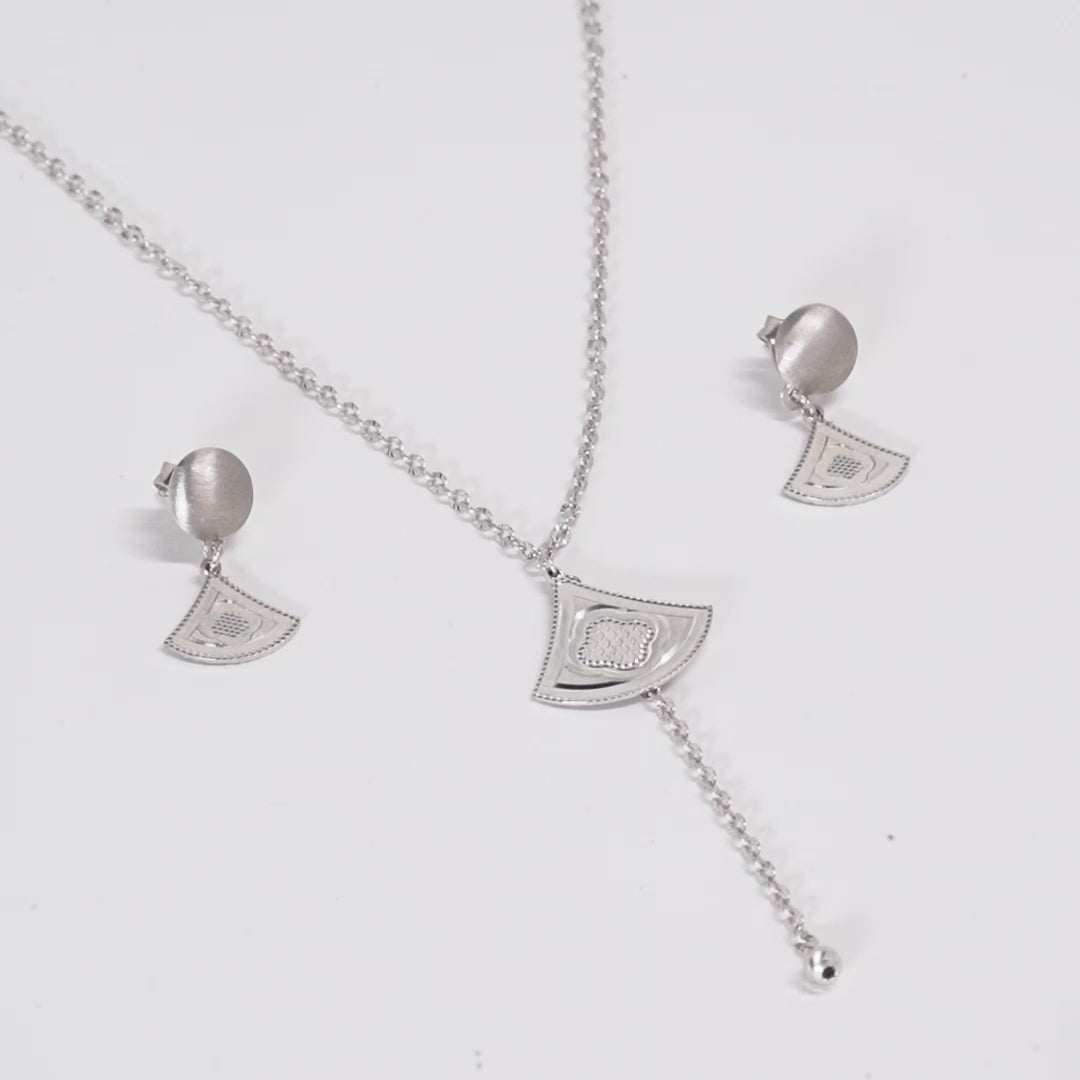 Tri drop pendant set