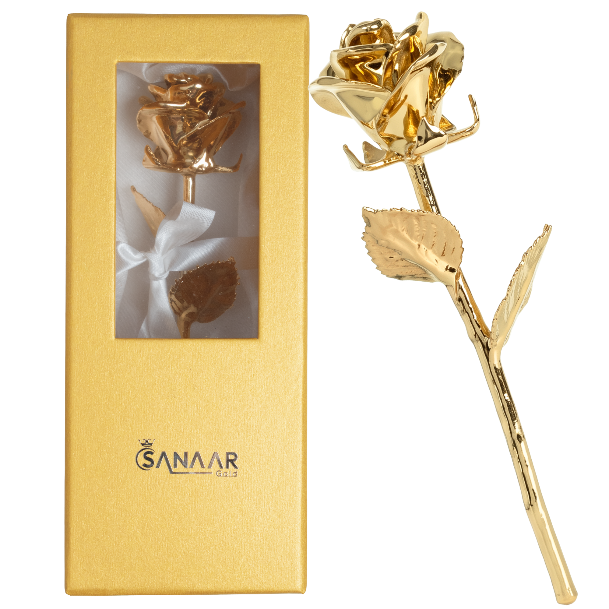 Premium | 24k Gold dipped Rose | Gold Gift Box | 7 inches